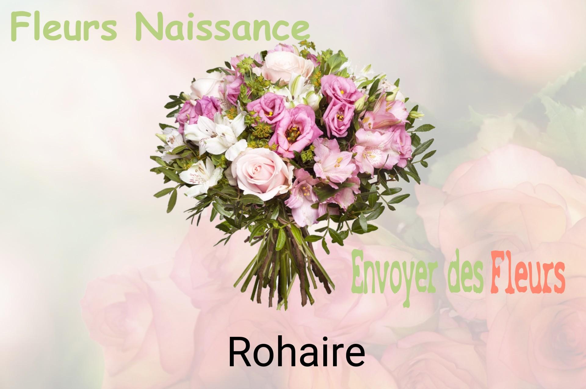 Bouquet de fleurs de naissance livré à Rohaire
